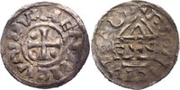 Regensburg, herzogliche Münzstätte Denar Heinrich II. der Friedfertige, 2. Regierung 985-995.