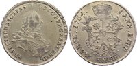 Sachsen-Coburg-Saalfeld 1/6 Taler Franz Josias 1745-1764.