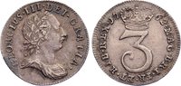 Großbritannien Threepence George III. 1760-1820.