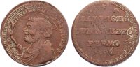 Italien-Kirchenstaat Cu 2 1/2 Baiocchi Pius VI. (Giovanni Angelo Braschi) 1775-1799.