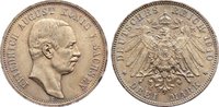 Sachsen 3 Mark Friedrich August III. 1904-1918.