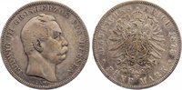 Hessen 5 Mark Ludwig III. 1848-1877.