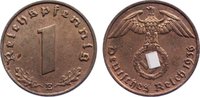 Drittes Reich 1 Reichspfennig Kursmünzen 1933-1945.