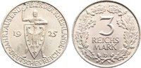 Weimarer Republik 3 Reichsmark Gedenkmünzen 1918-1933.