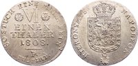 Westfalen, Königreich 1/6 Taler Hieronymus Napoleon 1807-1813.