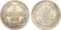 Finnland 1 Markka Alexander II. von Rußland 1855-1881.