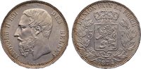 Belgien, Königreich 5 Francs Leopold II. 1865-1909.