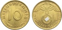 Drittes Reich 10 Reichspfennig Kursmünzen 1933-1945.