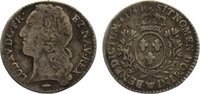 Frankreich 1/10 Écu au bandeau 1 Ludwig XV. 1715-1774. -