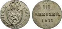 Nassau 3 Kreuzer Friedrich August und Friedrich Wilhelm 1808-1816.