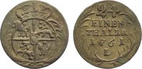 Sachsen-Albertinische Linie 1/24 Taler Friedrich August II. 1733-1763.