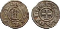 Italien-Genua Denar Republik 1139-1339.