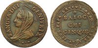 Italien-Kirchenstaat 5 Baiocchi Pius VI. (Giovanni Angelo Braschi) 1775-1799.