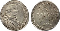 Sachsen-Hildburghausen 1/6 Taler Ernst Friedrich Karl 1745-1780.