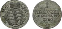 Sachsen-Meiningen Kreuzer Georg I. 1782-1803. -
