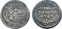Sachsen-Albertinische Linie 1/24 Taler Friedrich August II. 1733-1763. -