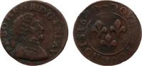Frankreich-Orange Double Tournois 1640 Frédéric Henri de Nassau 1625-1647. fast sehr schön