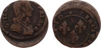 Frankreich-Orange Denier Tournois Wilhelm Heinrich von Nassau 1650-1702. -