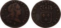 Frankreich Sol au buste enfantin Ludwig XV. 1715-1774. -