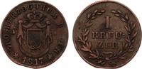 Baden-Durlach Cu Kreuzer Carl Ludwig Friedrich 1811-1818. -