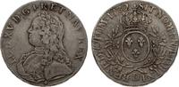 Frankreich Ecu aux branches d´olivier 1 Ludwig XV. 1715-1774. -