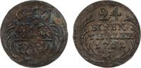 Sachsen-Albertinische Linie 1/24 Taler Friedrich August II. 1733-1763. -