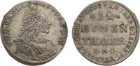 Sachsen-Meiningen Doppelgroschen Ernst Ludwig 1706-1724. -