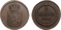 Baden-Durlach Cu 1/2 Kreuzer Karl Friedrich 1806-1811. -