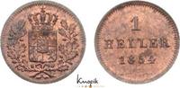 Bayern Cu Heller Maximilian II. 1848-1864. -