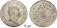 Bayern 6 Kreuzer Maximilian I. Joseph 1806-1825. -