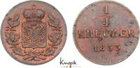 Schwarzburg-Rudolstadt Cu 1/4 Kreuzer Friedrich Günther 1807-1867. -