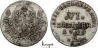 Brandenburg-Preußen 6 Kreuzer 1798 B Friedrich Wilhelm III. 1797-1840. Belag, sehr schön