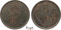 Dänemark Cu 5 Öre 1 Christian IX. 1863-1906. -