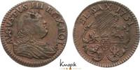 Sachsen-Albertinische Linie Cu Schilling Friedrich August II. 1733-1763. -