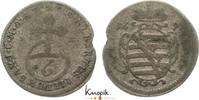 Sachsen-Coburg 6 Pfennig Albrecht III. 1680-1699. -