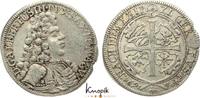 Sachsen-Coburg 1/6 Taler Albrecht III. 1680-1699. -