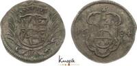 Sachsen-Albertinische Linie Pfennig Johann Georg III. 1680-1691. -