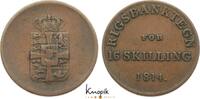 Dänemark 16 Skilling Frederik VI. 1808-1839. -