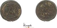 Sachsen-Coburg Cu Heller Albrecht III. 1680-1699. -