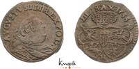 Sachsen-Albertinische Linie Cu Groschen Friedrich August II. 1733-1763. -