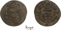 Sachsen-Albertinische Linie 3 Pfennig Friedrich August I. 1694-1733. -