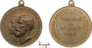 Rumänien Bronzemedaille Carl I. 1866-1914. -