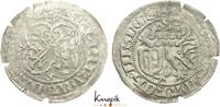 Sachsen-Markgrafschaft Meißen Rautengroschen 1457 Wilhelm III., Herzog von Sachsen & Landgraf von Thüringen 1445-1465-1482. Randfehler, sehr schö...