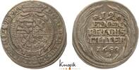 Sachsen-Coburg 1/12 Taler Albrecht III. 1680-1699. -