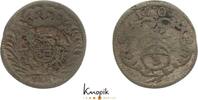 Sachsen-Albertinische Linie 3 Pfennig Friedrich August I. 1694-1733. -