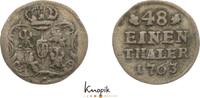 Sachsen-Albertinische Linie 1/48 Taler Friedrich August II. 1733-1763. -