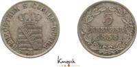 Sachsen-Coburg-Gotha 3 Kreuzer Ernst I. 1826-1844. -