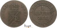 Baden-Durlach Cu Kreuzer Carl Ludwig Friedrich 1811-1818. -