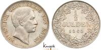 Baden-Durlach 1/2 Gulden Friedrich I. 1852-1907. -