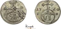 Sachsen-Weimar-Eisenach 6 Pfennige Anna Amalia 1758-1775. -